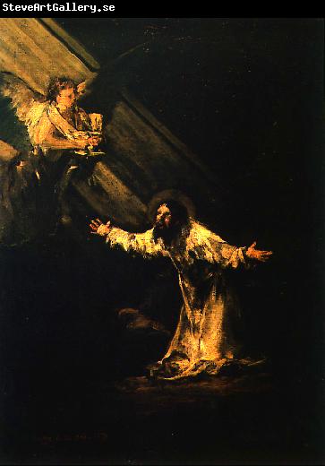 Francisco de Goya Cristo en el huerto de los olivos